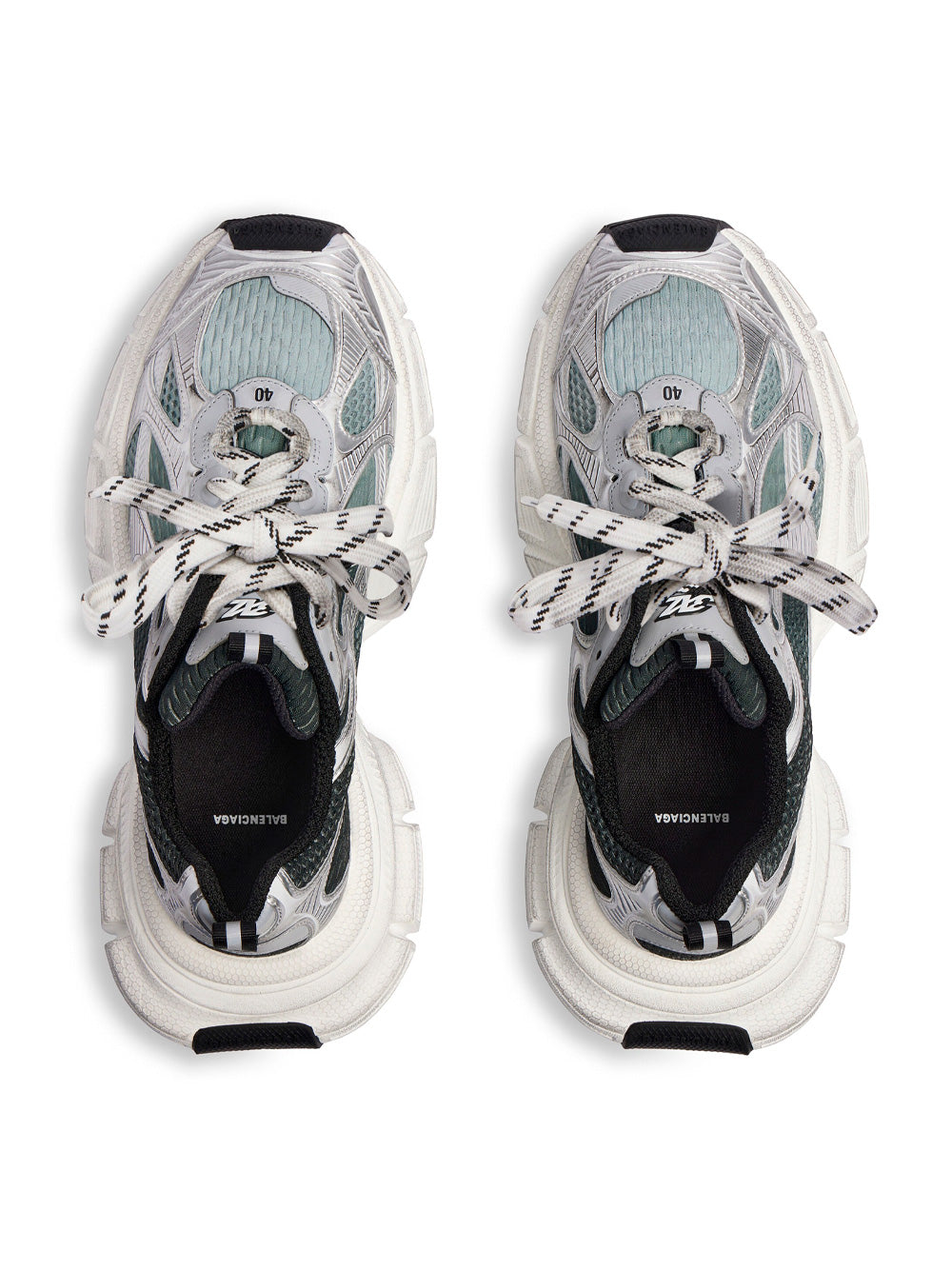 Balenciaga Men 3Xl Worn-Out Effect Gradient Sneakers