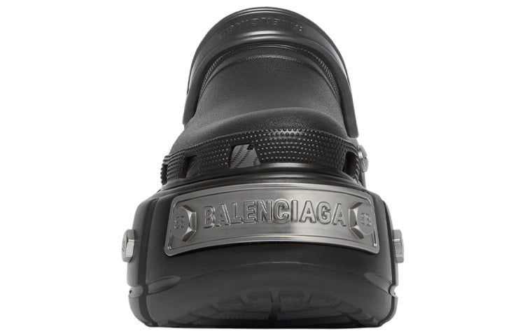 Balenciaga Hardcrocs Slide x Crocs 'Black' 687397W1S8N1081 #