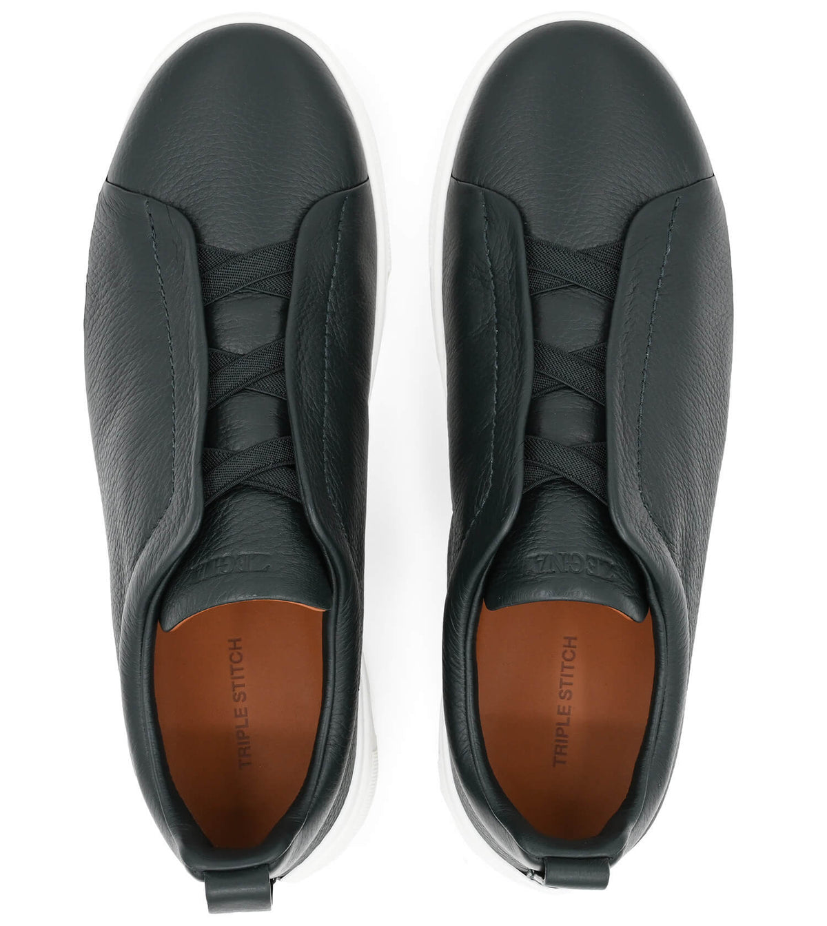 ZEGNA Triple Stitch Low Top Sneaker