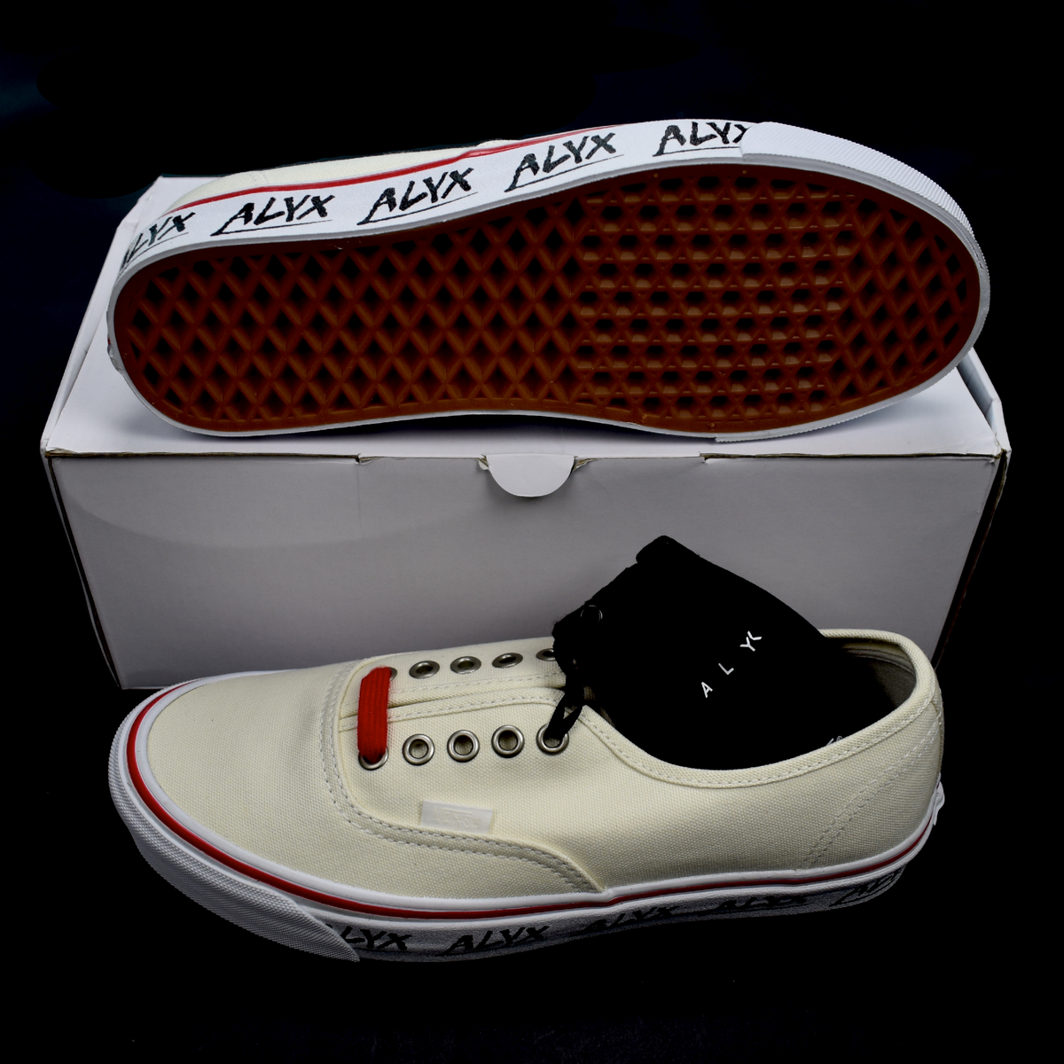 Alyx x Vans - OG Authentic LX (White/Red)