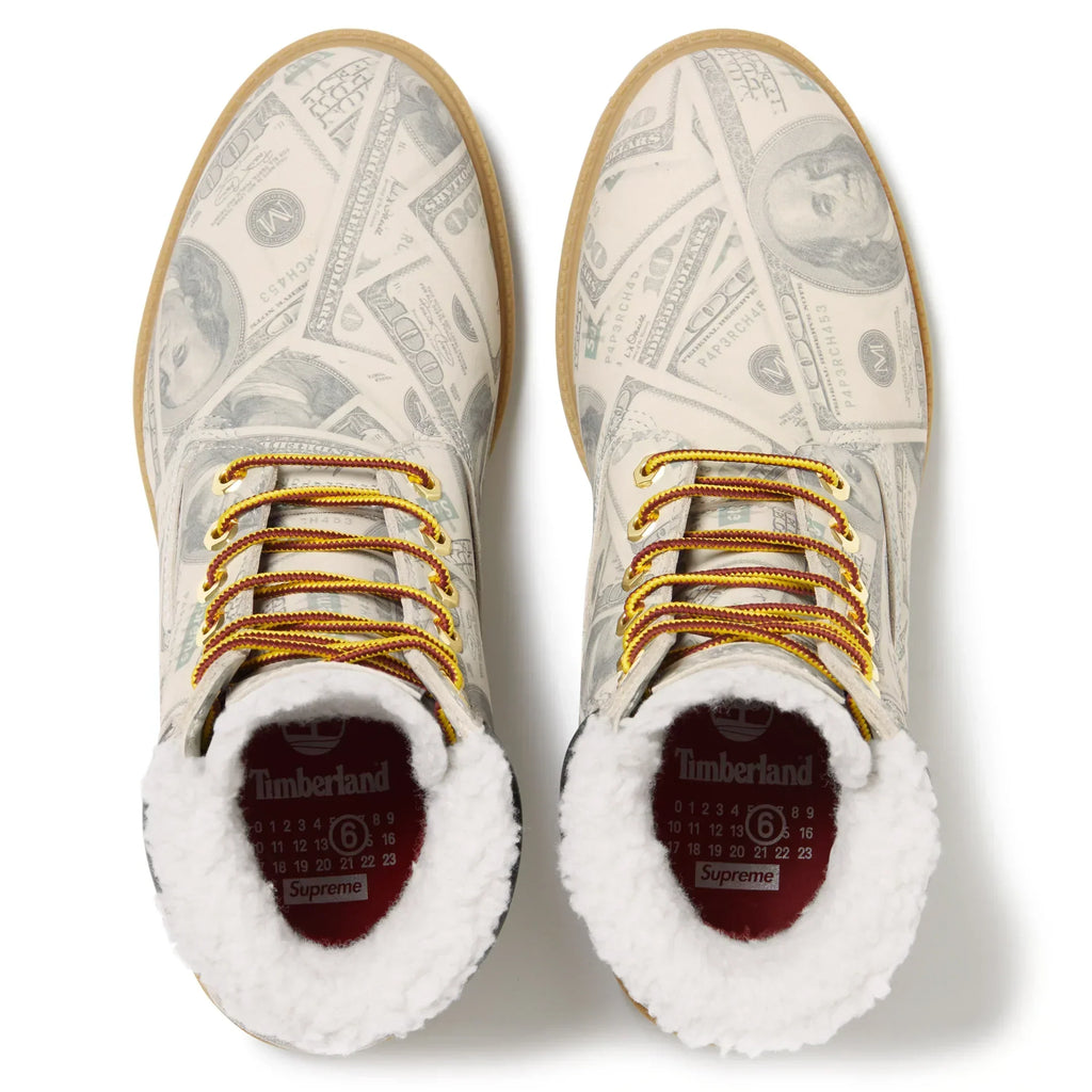 Supreme®/MM6 Maison Margiela Timberland® Money 6" Premium Waterproof Boot Multicolor