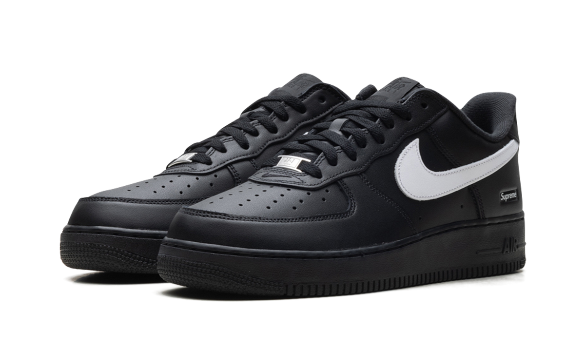 Air Force 1 Low "Supreme - Mini Box Logo Black / White" CU9225 002